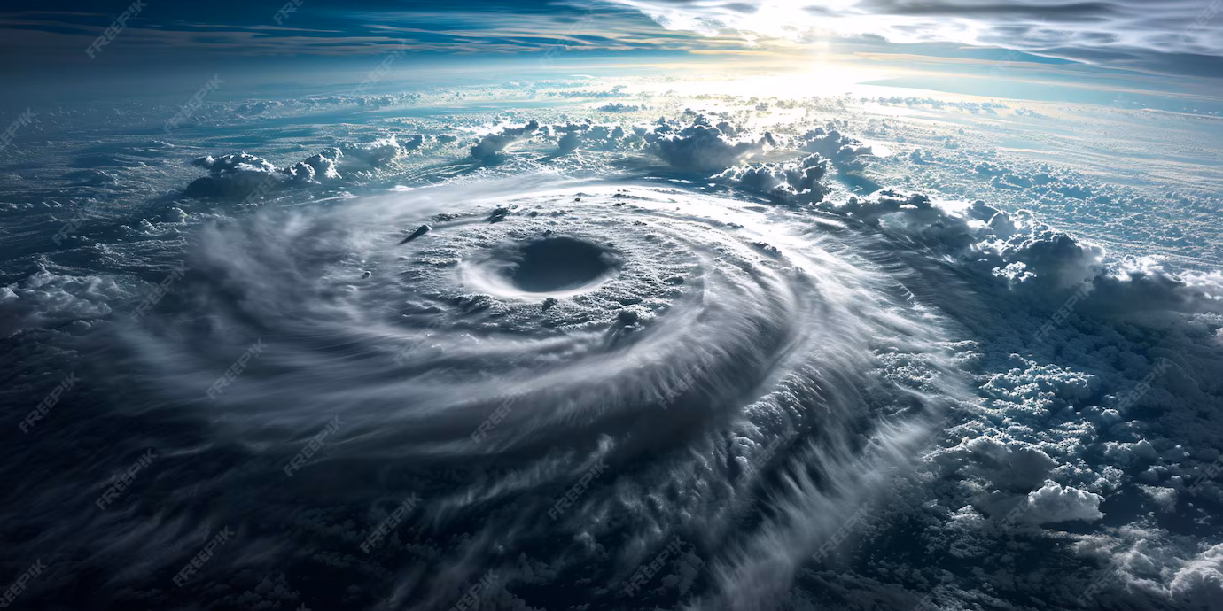 Massive hurricane